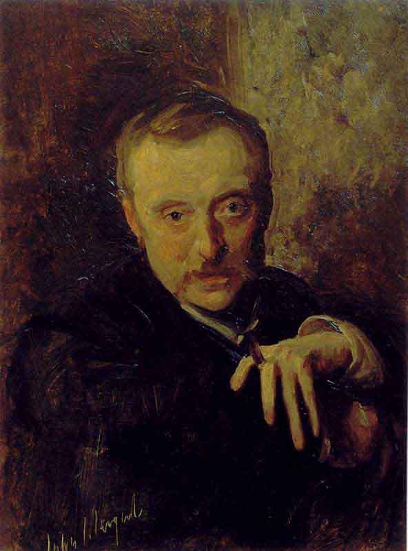 John Singer Sargent Portrait of Antonio Mancini oil painting image